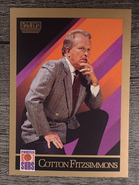 1990-91 SkyBox #321 Cotton Fitzsimmons CO