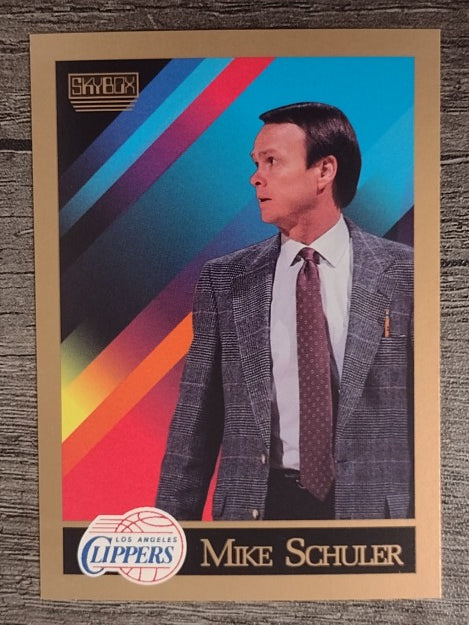 1990-91 SkyBox #312 Mike Schuler CO