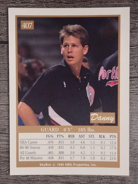 1990-91 SkyBox #407 Danny Ainge