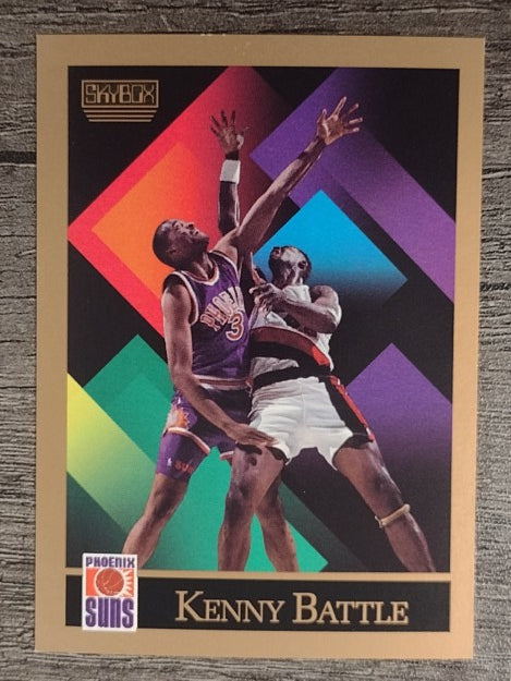 1990-91 SkyBox #405 Kenny Battle RC