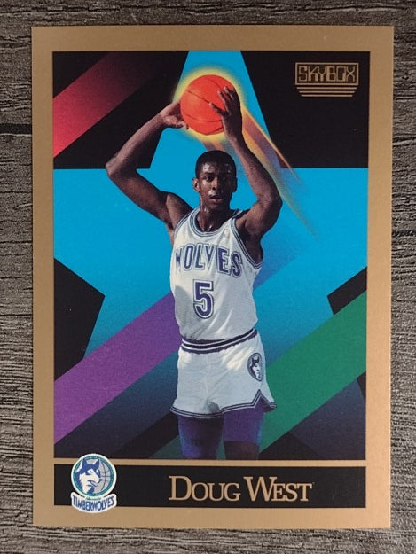 1990-91 SkyBox #397 Doug West RC