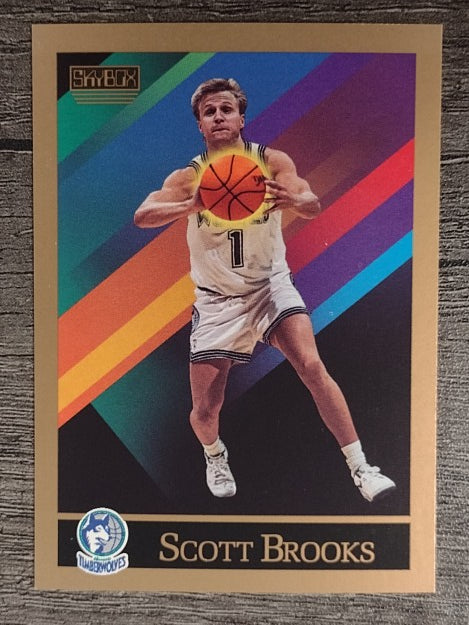 1990-91 SkyBox #396 Scott Brooks