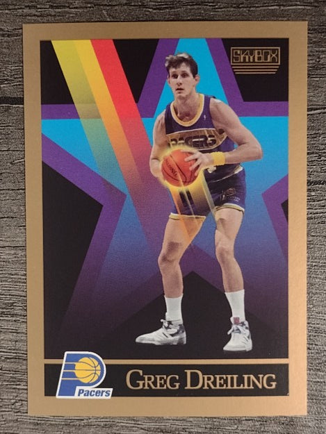 1990-91 SkyBox #387 Greg Dreiling RC