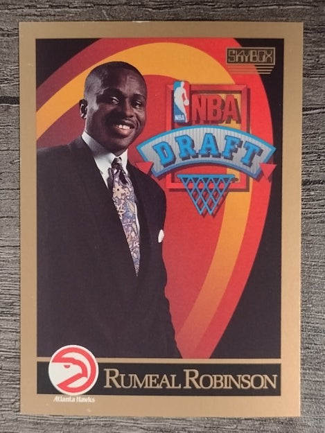 1990-91 SkyBox #355 Rumeal Robinson RC