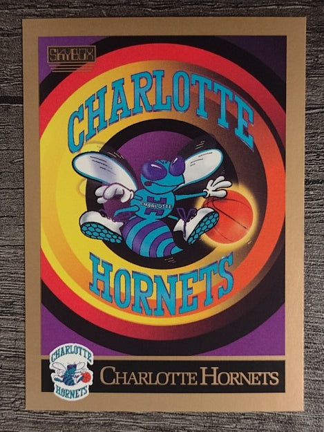 1990-91 SkyBox #330 Charlotte Hornets TC