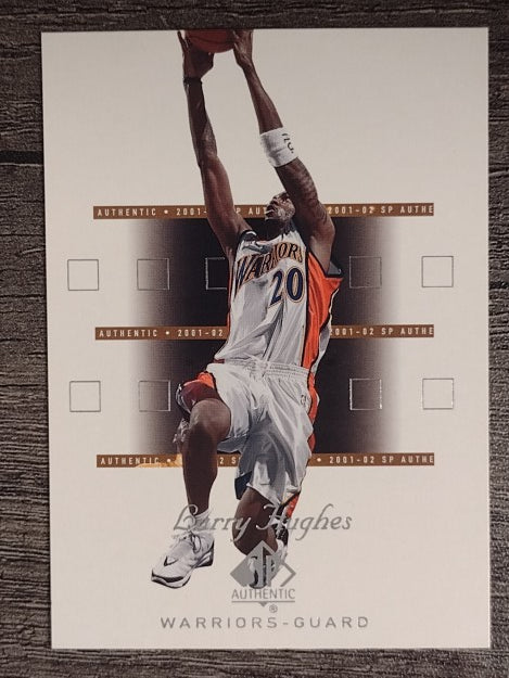 2001-02 SP Authentic #27 Larry Hughes