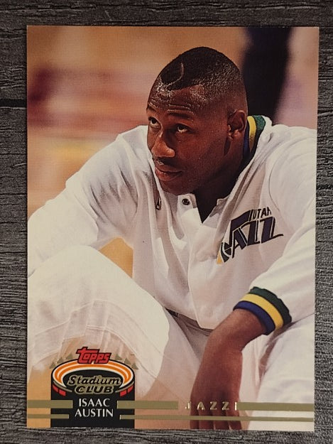 1992-93 Stadium Club #383 Isaac Austin RC