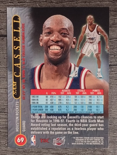 1996-97 Stadium Club #69 Sam Cassell