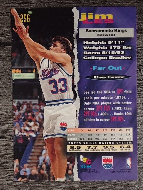 1993-94 Stadium Club #256 Jim Les