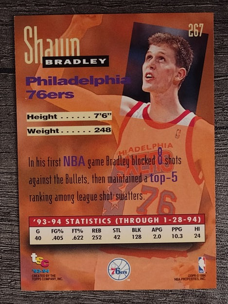 1993-94 Stadium Club #267 Shawn Bradley NW