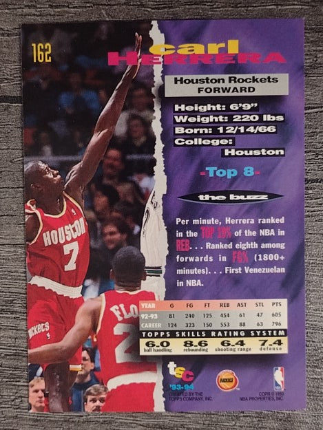 1993-94 Stadium Club #162 Carl Herrera