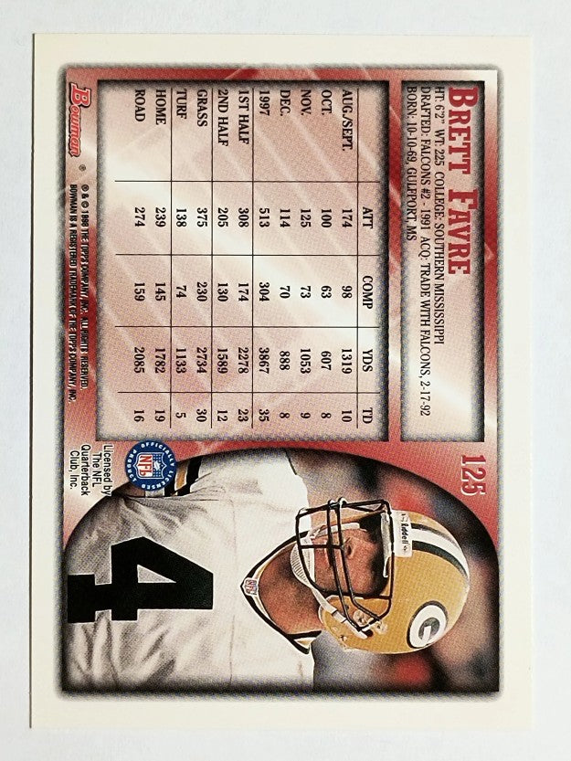 1998 Bowman #125 Brett Favre