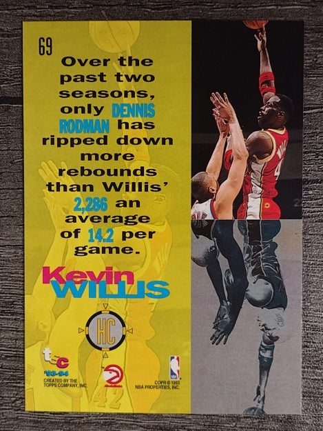 1993-94 Stadium Club #69 Kevin Willis HC