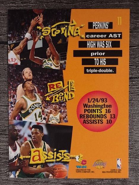 1993-94 Stadium Club #11 Sam Perkins TD