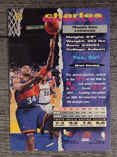 1993-94 Stadium Club #320 Charles Barkley