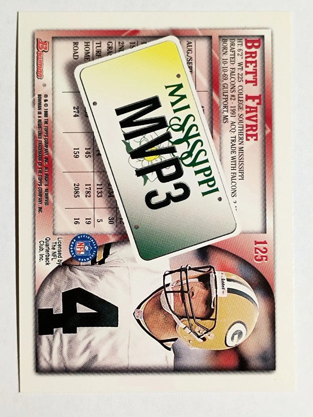 1998 Bowman Interstate #125 Brett Favre