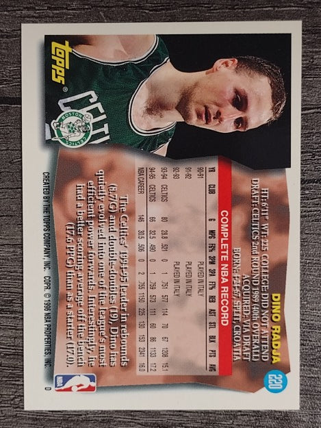1995-96 Topps #220 Dino Radja