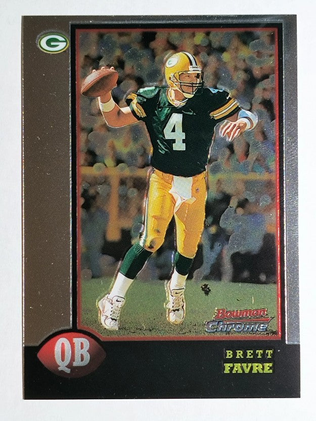 1998 Bowman Chrome Preview #BCP6 Brett Favre