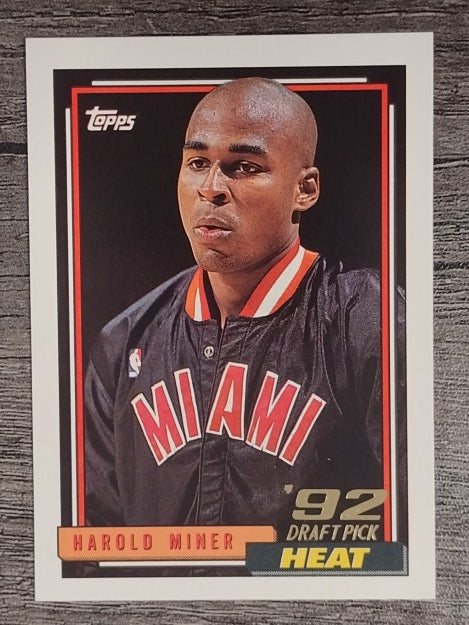 1992-93 Topps #278 Harold Miner RC