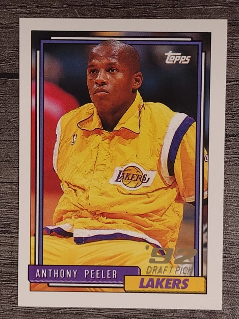 1992-93 Topps #288 Anthony Peeler RC