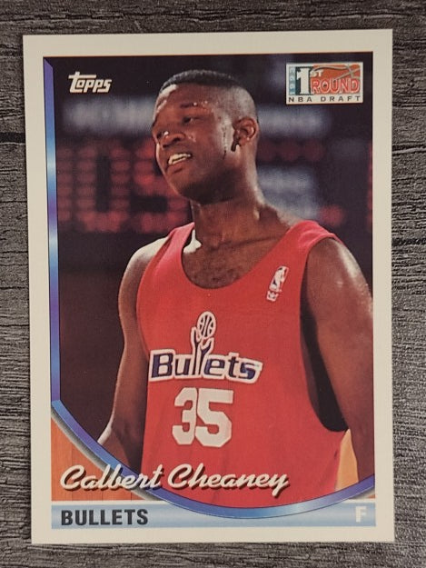 1993-94 Topps #158 Calbert Cheaney RC