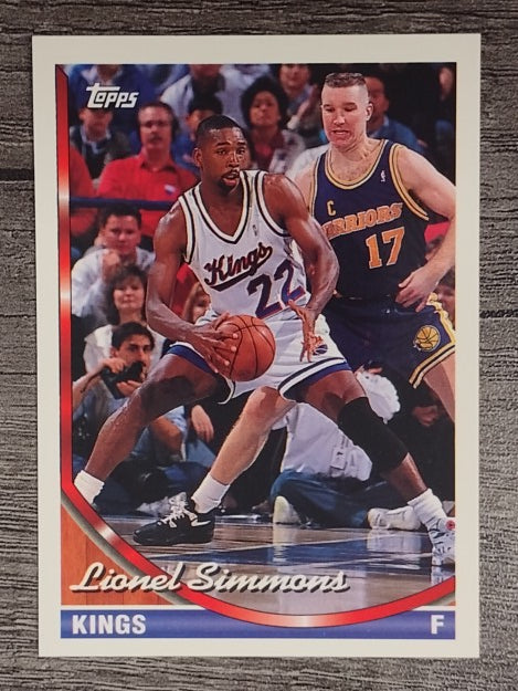 1993-94 Topps #184 Lionel Simmons