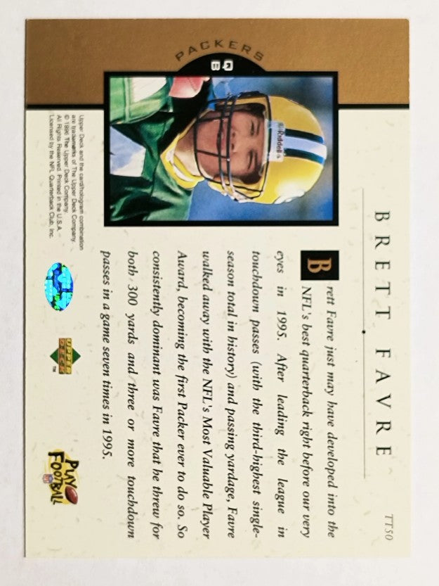 1996 Upper Deck Team Trio #TT50 Brett Favre