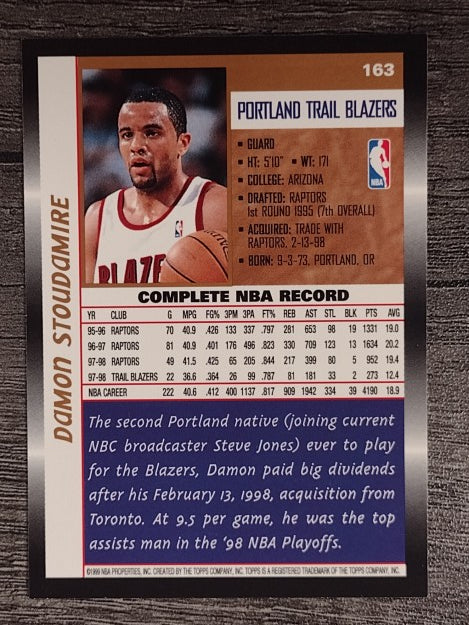 1998-99 Topps #163 Damon Stoudamire