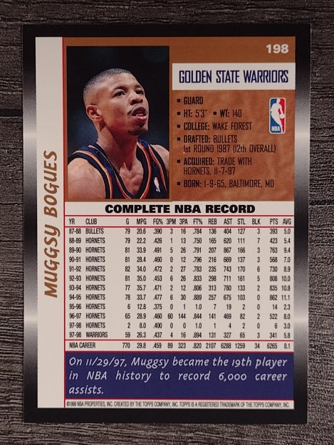 1998-99 Topps #198 Muggsy Bogues