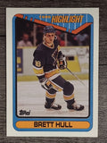 1990-91 Topps #4 Brett Hull HL