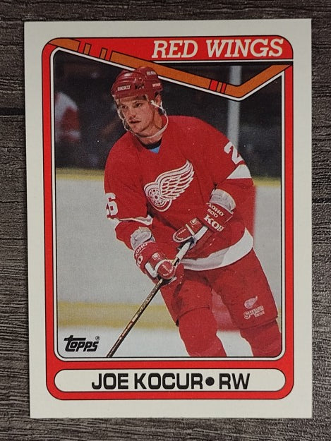 1990-91 Topps #55 Joey Kocur RC