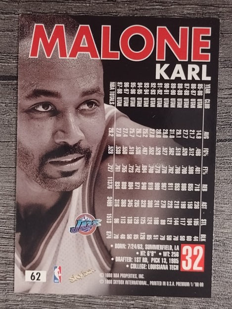 1998-99 SkyBox Premium #62 Karl Malone