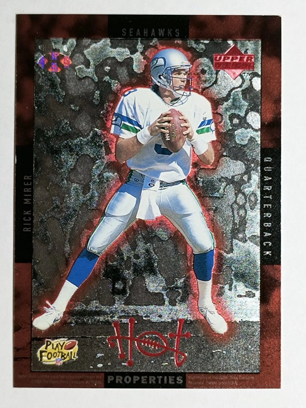 1996 Upper Deck Hot Properties #HT4 Brett Favre/Rick Mirer