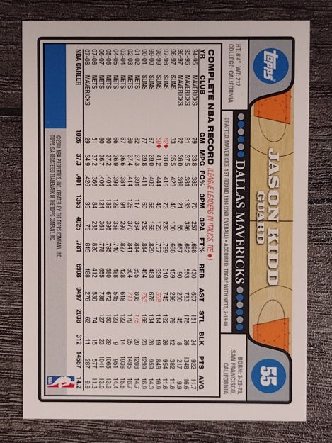 2008-09 Topps #55 Jason Kidd