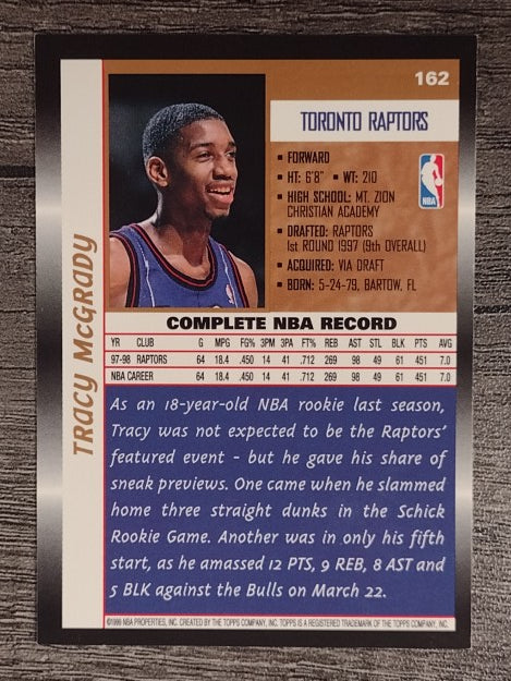 1998-99 Topps #162 Tracy McGrady