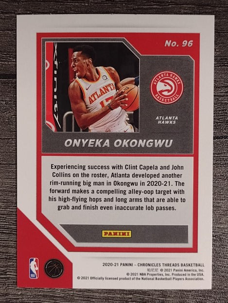 2020-21 Panini Chronicles #96 Onyeka Okongwu/Threads