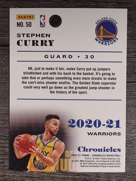 2020-21 Panini Chronicles #50 Stephen Curry