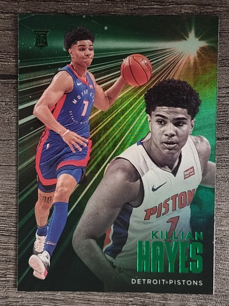 2020-21 Panini Chronicles Green #218 Killian Hayes/Essentials