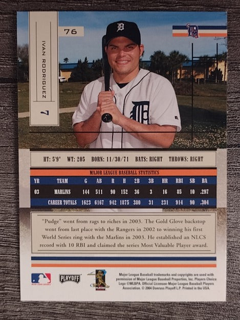 2004 Absolute Memorabilia Retail #76 Ivan Rodriguez