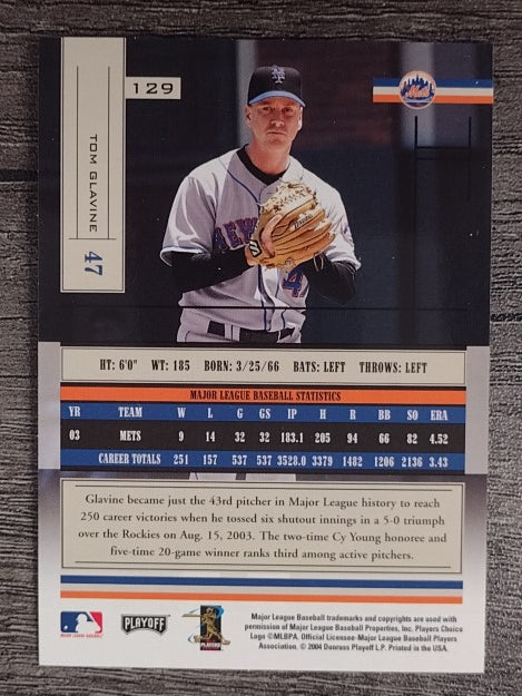 2004 Absolute Memorabilia Retail #129 Tom Glavine