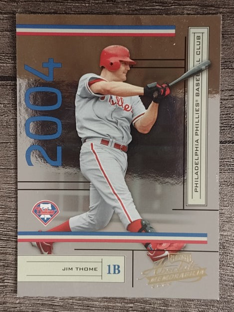 2004 Absolute Memorabilia Retail #157 Jim Thome