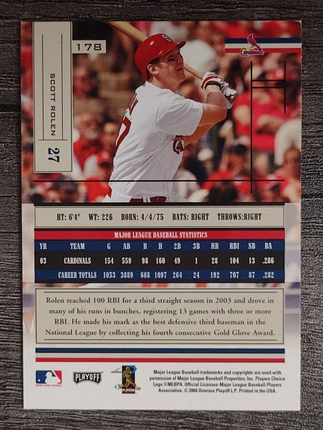 2004 Absolute Memorabilia Retail #178 Scott Rolen