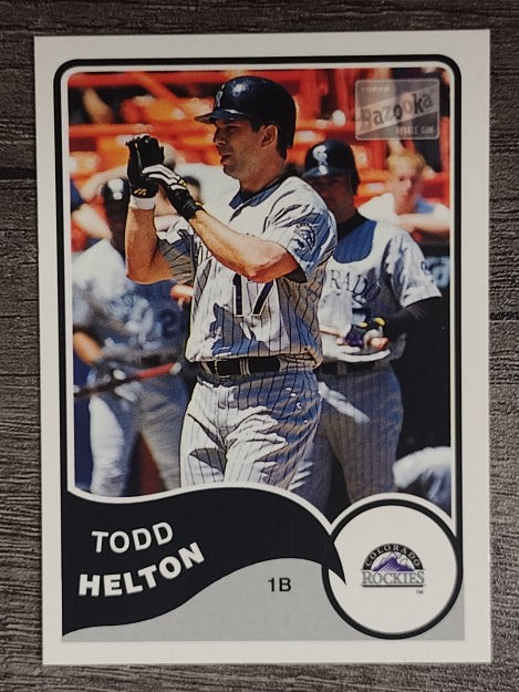 2003 Bazooka #110 Todd Helton