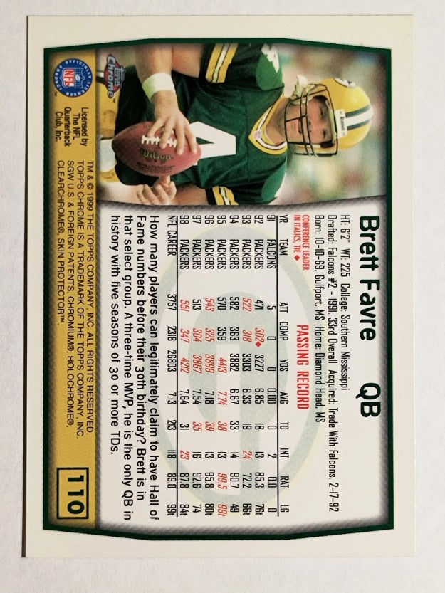 1999 Topps Chrome #110 Brett Favre