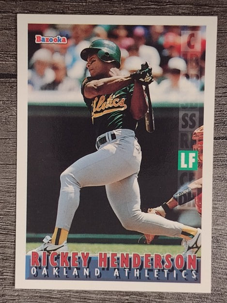 1995 Bazooka #62 Rickey Henderson