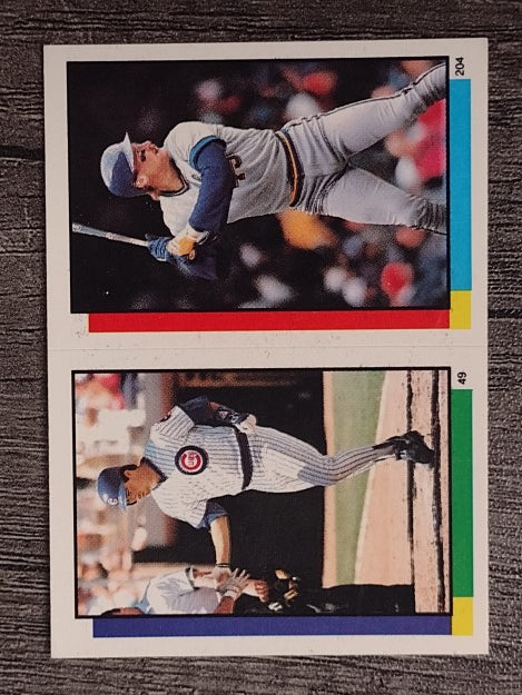 1990 Topps Sticker Backs #54 Robin Yount