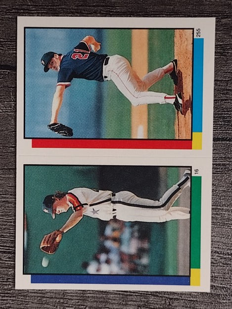 1990 Topps Sticker Backs #1 Will Clark