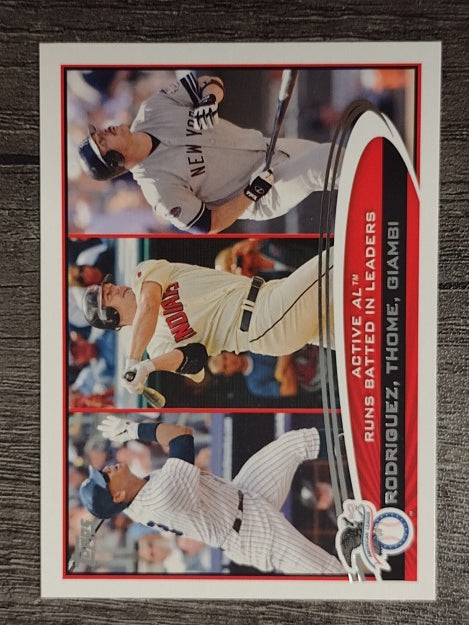 2012 Topps #324 Alex Rodriguez/Jim Thome/Jason Giambi LDR