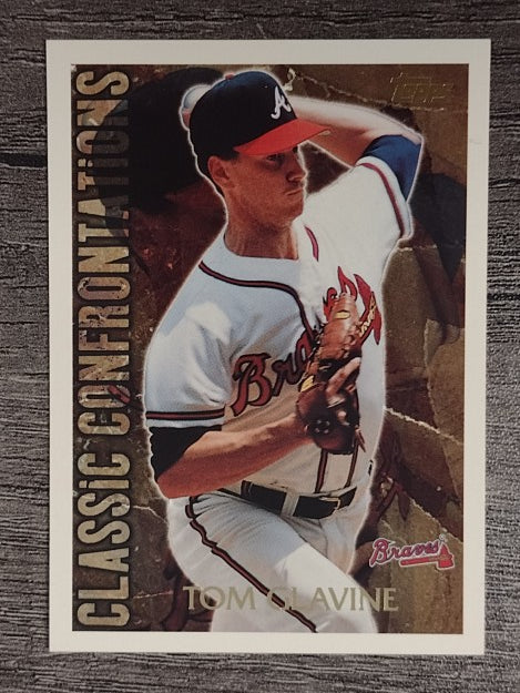 1996 Topps Classic Confrontations #CC14 Tom Glavine