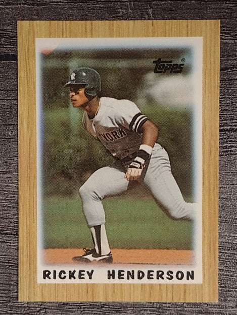 1987 Topps Mini Leaders #64 Rickey Henderson